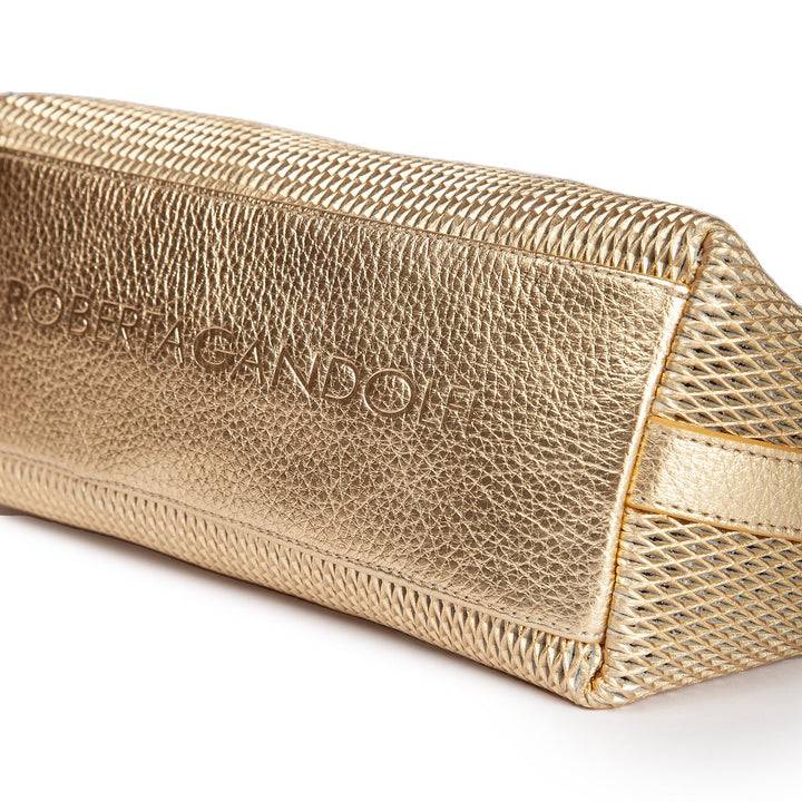 Roberta Gandolfi Yuma baguette in pelle con spallaccio regolabile Sottocosto
