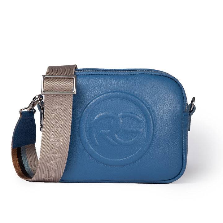 Roberta Gandolfi Roberta Pelle camera e crossbody in pelle con doppio scomparto e tracolla staccabile