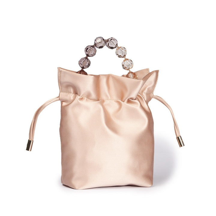 Roberta Gandolfi Sirenetta Tulip mini secchiello in raso di seta e manico gioiello Outlet