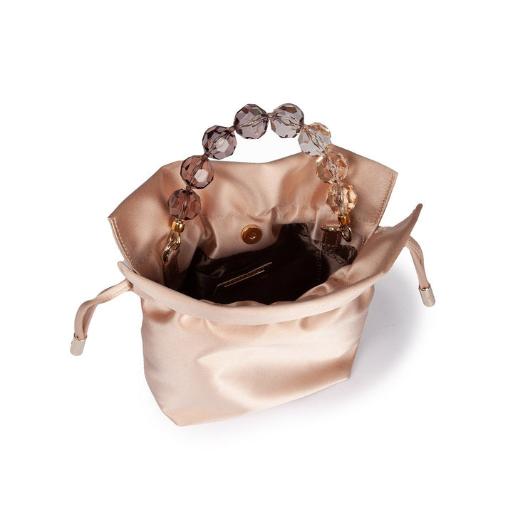 Roberta Gandolfi Sirenetta Tulip mini secchiello in raso di seta e manico gioiello Outlet