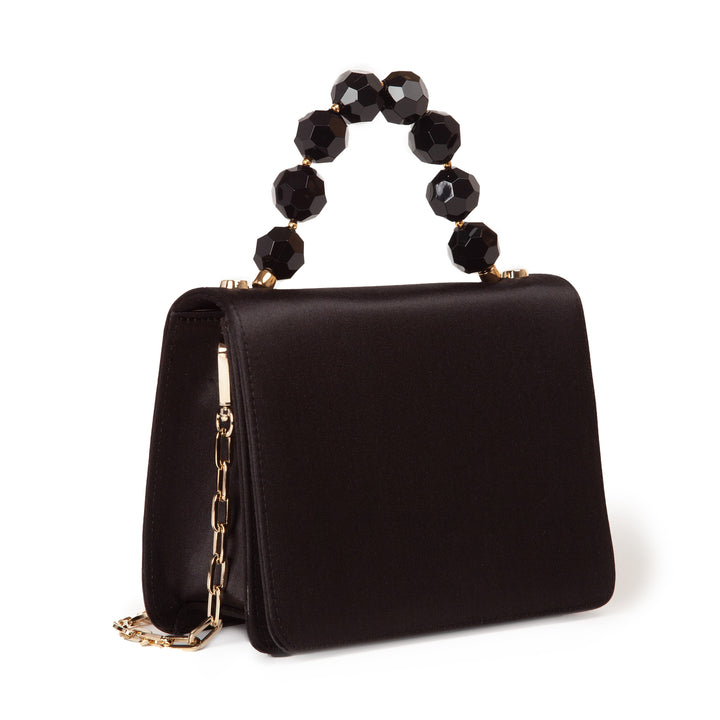Roberta Gandolfi Sirenetta Mini bag in raso di seta e manico gioiello Saldi Di Fabbrica