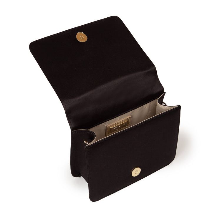 Roberta Gandolfi Sirenetta Mini bag in raso di seta e manico gioiello Saldi Di Fabbrica