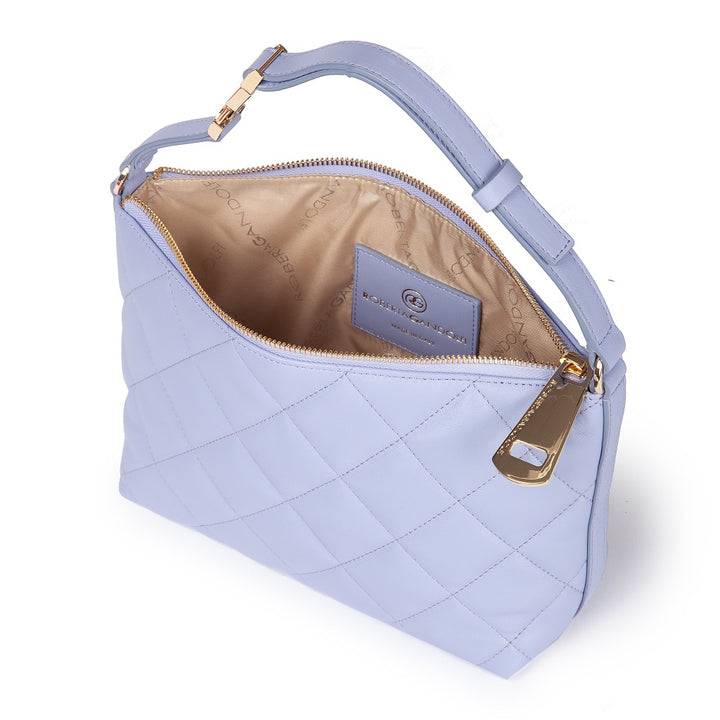 Roberta Gandolfi Sirenetta Matelassè Baguette mini bag in nappa trapuntata in pelle di agnello Soddisfazione Garantita