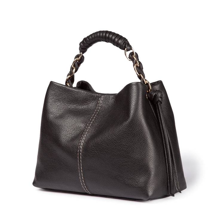 Roberta Gandolfi Amina small borsa a mano in pelle con manico tubolare fasciato e tracolla staccabile Ultimi due giorni