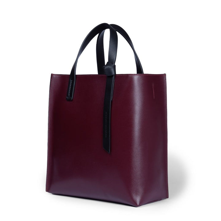 Roberta Gandolfi Arianna Tote borsa in pelle bicolor con tracolla staccabile Duty-free