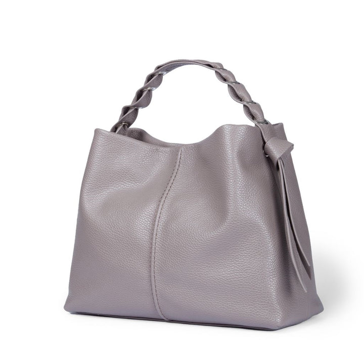 Roberta Gandolfi Asia Large borsa a mano in pelle con tracolla staccabile Spedizione Gratuita
