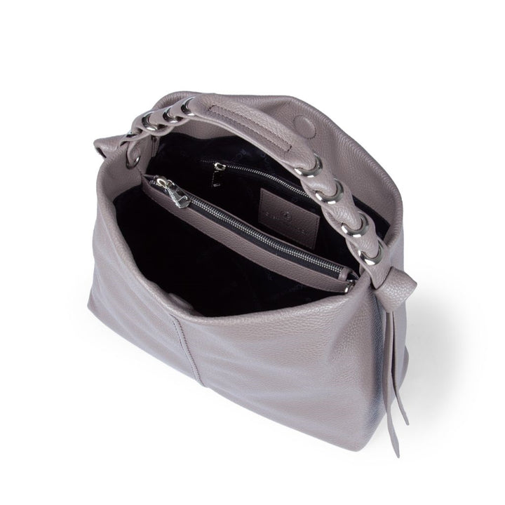 Roberta Gandolfi Asia Large borsa a mano in pelle con tracolla staccabile Spedizione Gratuita