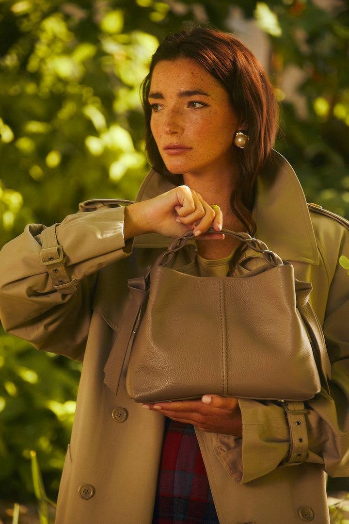 Roberta Gandolfi Asia small borsa a mano in pelle con tracolla staccabile Outlet