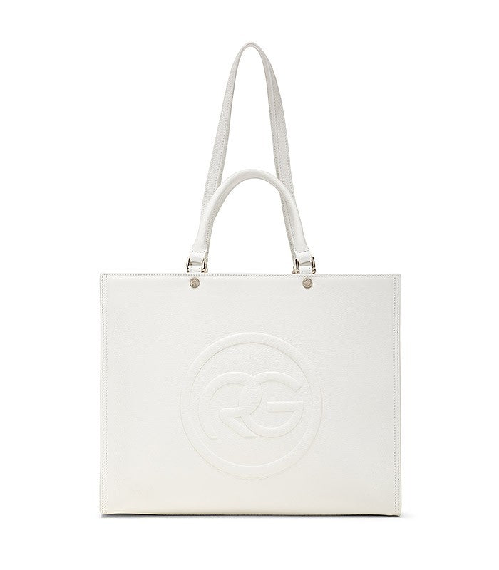 Roberta Gandolfi Roberta Pelle Large Borsa a mano in pelle con doppi spallacci per essere portata a spalla e tramezza