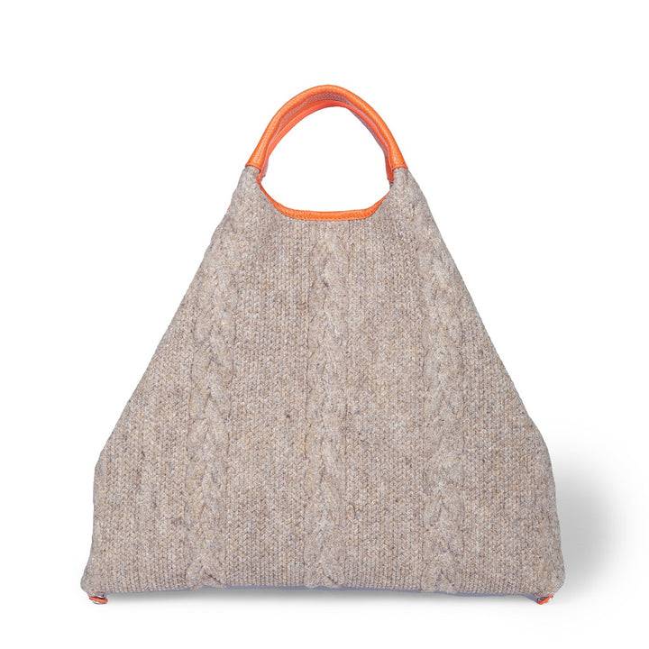 Roberta Gandolfi Joy Wool borsa trasformabile 5 modelli in 1 in tessuto di lana riciclato finiture in pelle di vitello e tracolla staccabile Offerta esclusiva