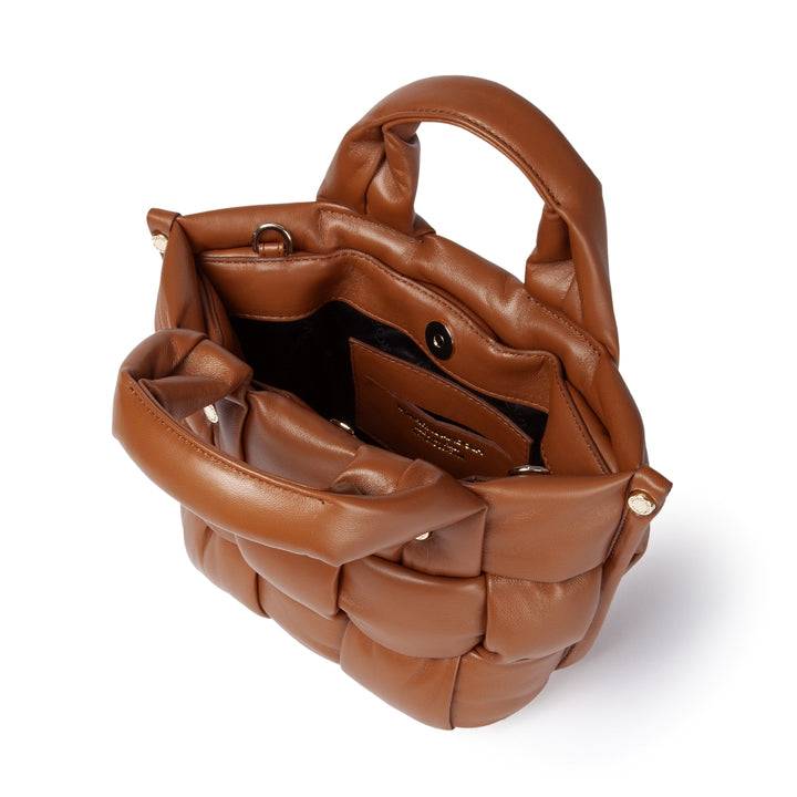Roberta Gandolfi Greta Mini Nappa borsa in soffice pelle di agnello imbottita ed intrecciata a mano Latest fashion