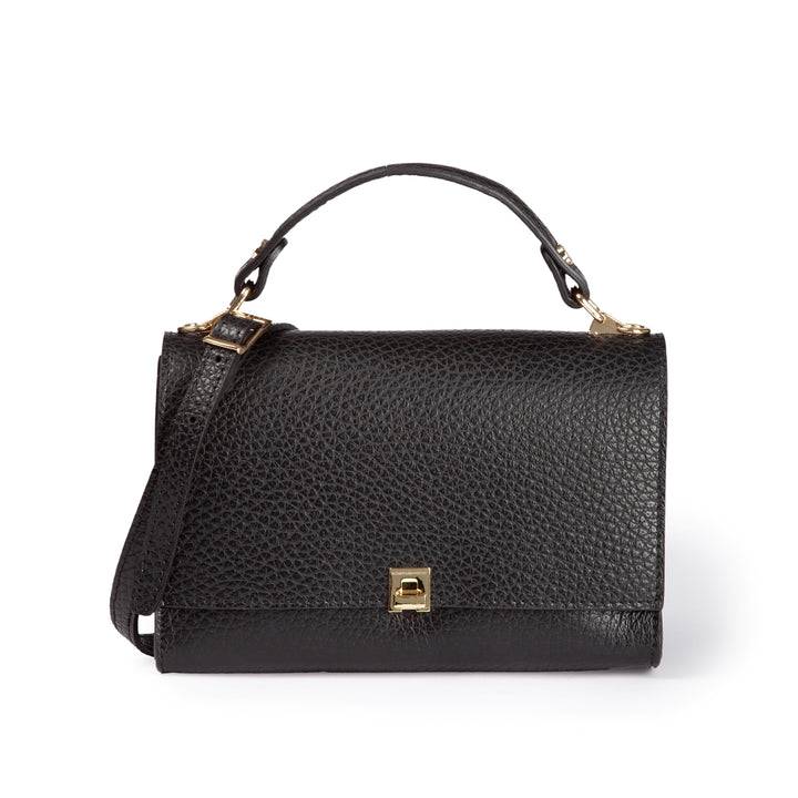 Roberta Gandolfi Elodie compact crossbody borsa in pelle con tramezza interna e tasca esterna con tracolla staccabile e regolabile Online Outlet