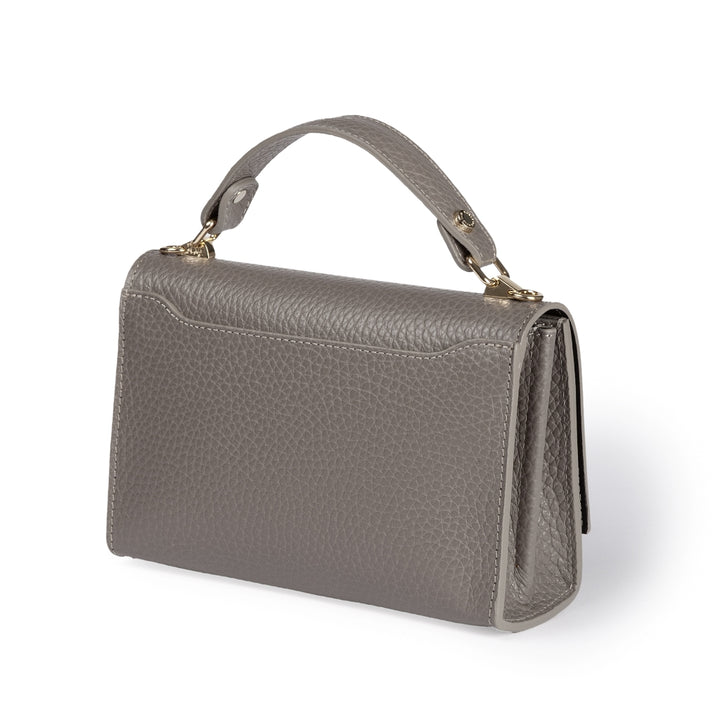 Roberta Gandolfi Elodie compact crossbody borsa in pelle con tramezza interna e tasca esterna con tracolla staccabile e regolabile Lightning offer