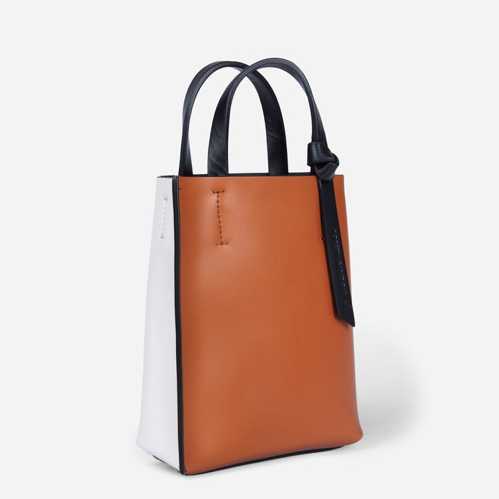 Roberta Gandolfi Cinzia Mini bag in pelle bicolor e tracolla staccabile Enormi risparmi