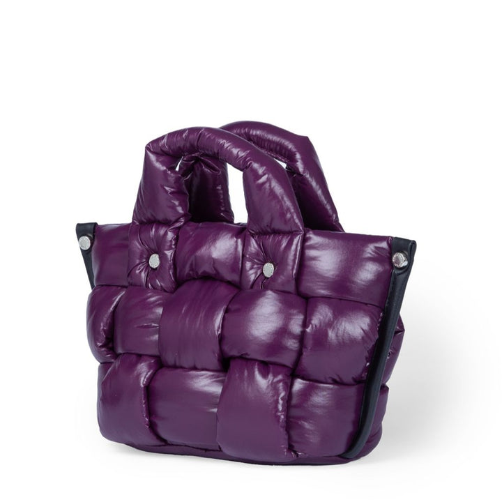 Roberta Gandolfi Greta Mini borsa in tessuto antigoccia imbottita ed intrecciata a mano con finiture in pelle Discount Store per i nuovi prodotti