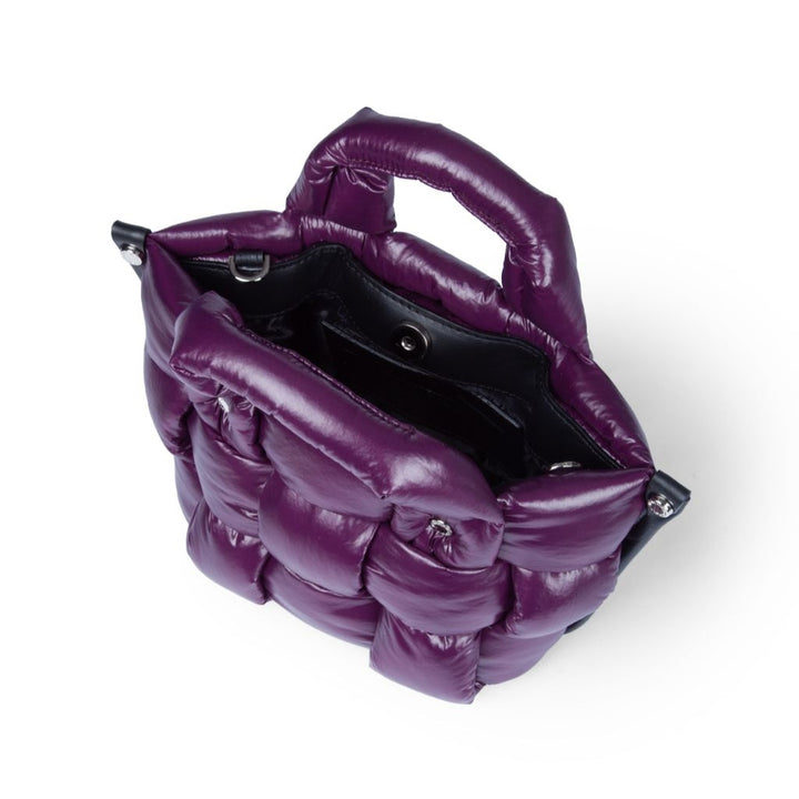 Roberta Gandolfi Greta Mini borsa in tessuto antigoccia imbottita ed intrecciata a mano con finiture in pelle Discount Store per i nuovi prodotti
