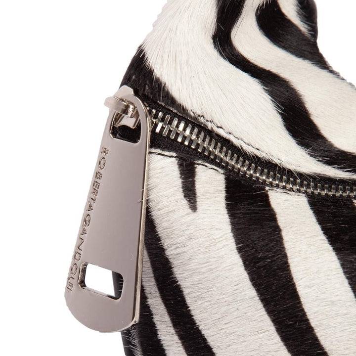 Roberta Gandolfi Bunny Pony mini bag in pony stampa animalier e finiture in pelle di vitello con tracolla staccabile Convenienza