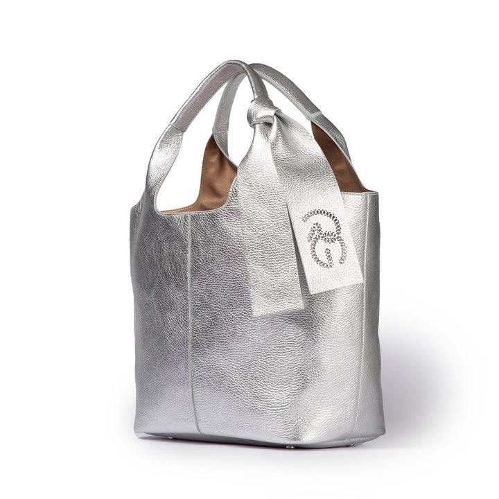 Roberta Gandolfi Maia Tote borsa hobo in pelle martellata Offerta