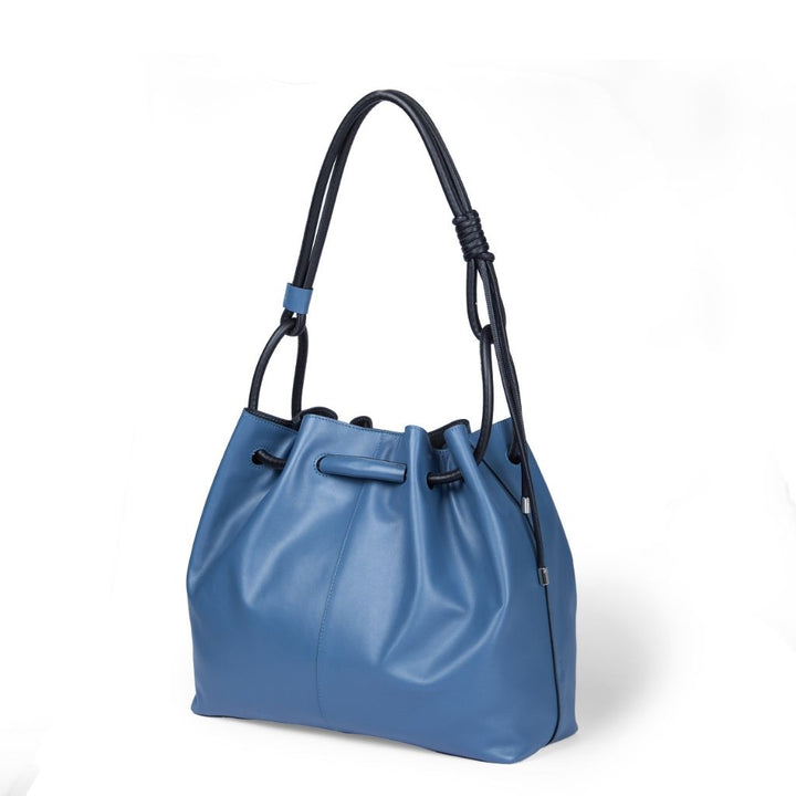 Roberta Gandolfi Gisella Large borsa con doppia portabilità mano o spalla in morbido vitello Offerta esclusiva