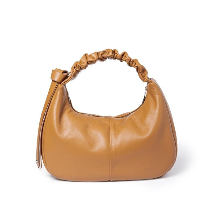 Roberta Gandolfi Azzura Hobo medium in morbida pelle nappa con manico arricciato regolabile