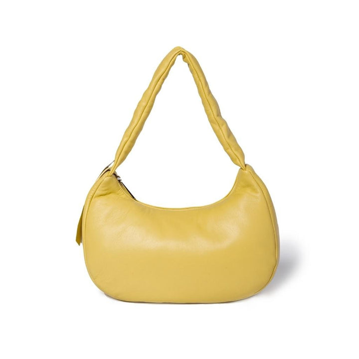 Roberta Gandolfi Azzurra Hobo small in morbida pelle nappa con manico arricciato regolabile Italy