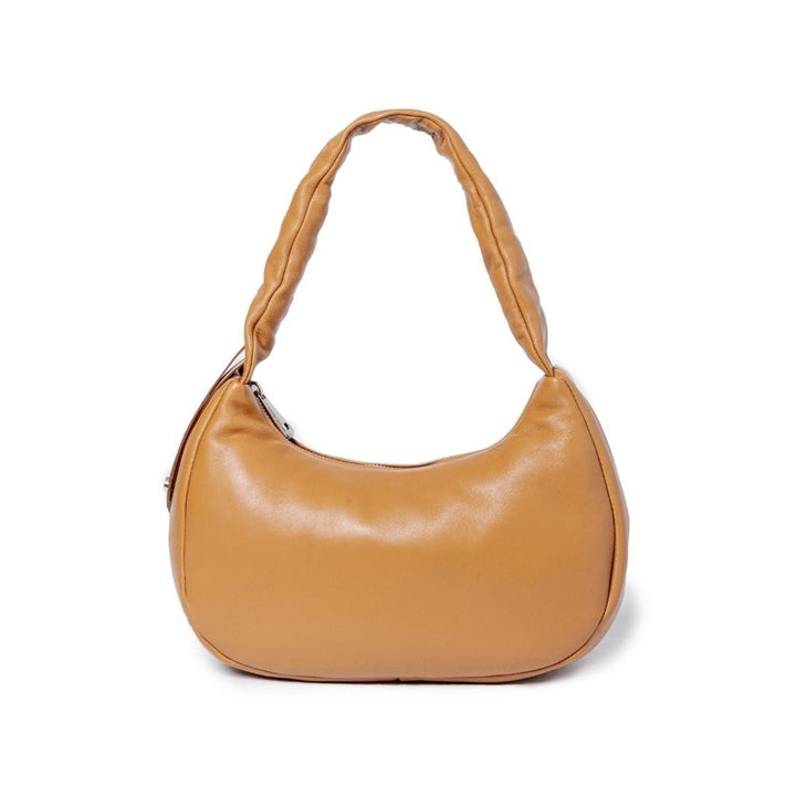 Roberta Gandolfi Azzurra Hobo small in morbida pelle nappa con manico arricciato regolabile Italia