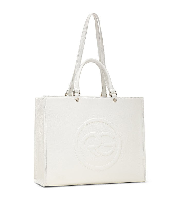 Roberta Gandolfi Roberta Pelle Large Borsa a mano in pelle con doppi spallacci per essere portata a spalla e tramezza In Linea