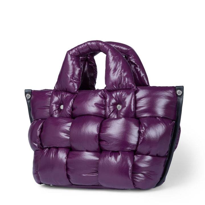 Roberta Gandolfi Greta small borsa in tessuto antigoccia imbottita ed intrecciata a mano con finiture in pelle Negozi Online