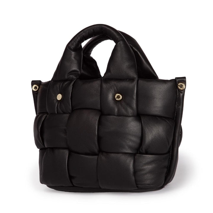 Roberta Gandolfi Greta Mini Nappa borsa in soffice pelle di agnello imbottita ed intrecciata a mano Promozione Limitata