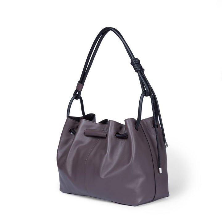 Roberta Gandolfi Gisella medium borsa con doppia portabilità mano o spalla in morbido vitello Sconto