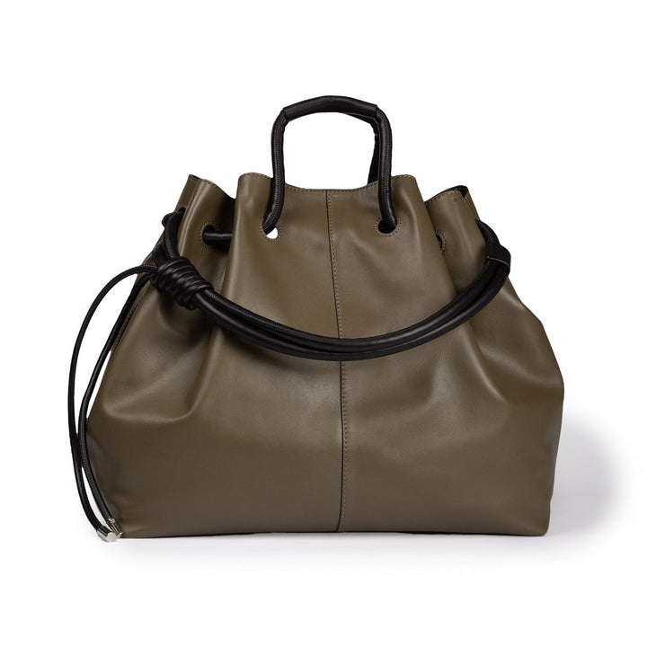 Roberta Gandolfi Gisella Large borsa con doppia portabilità mano o spalla in morbido vitello Outlet