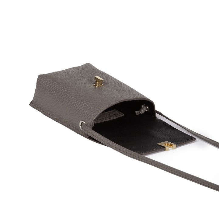 Roberta Gandolfi Elodie minibag and phoneholder in pelle con pratica tasca esterna e tracolla regolabile Offerta speciale