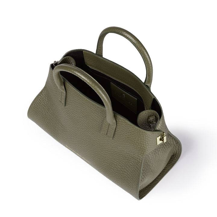 Roberta Gandolfi Elodie bowling small borsa a mano in pelle con tracolla staccabile e regolabile Offerta esclusiva