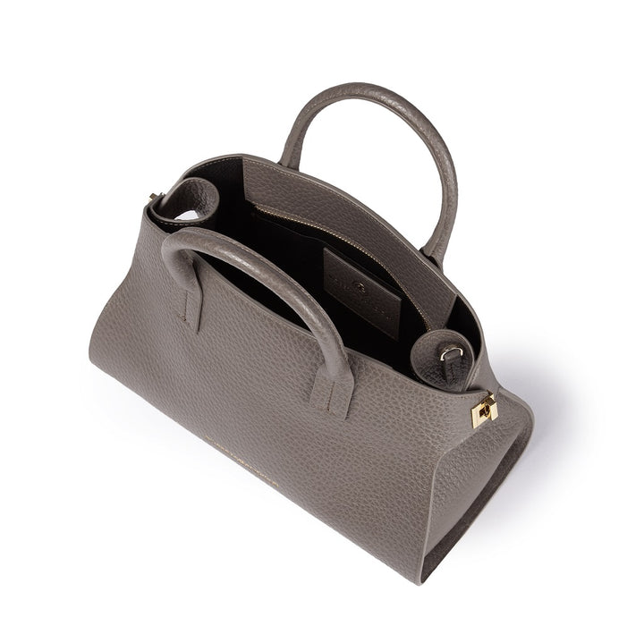 Roberta Gandolfi Elodie bowling small borsa a mano in pelle con tracolla staccabile e regolabile Black Friday