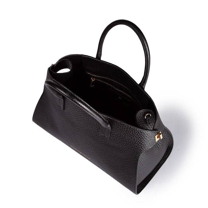 Roberta Gandolfi Elodie bowling medium borsa a mano in pelle con tracolla staccabile e regolabile Cyber Monday