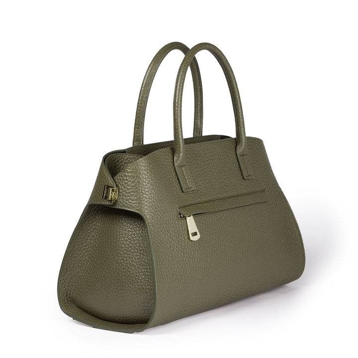 Roberta Gandolfi Elodie bowling medium borsa a mano in pelle con tracolla staccabile e regolabile Offerta natalizia
