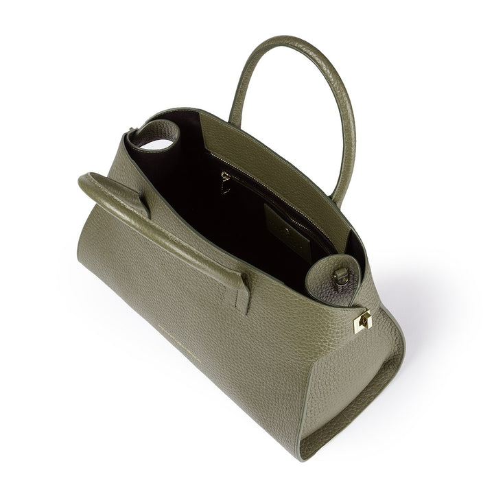 Roberta Gandolfi Elodie bowling medium borsa a mano in pelle con tracolla staccabile e regolabile Offerta natalizia