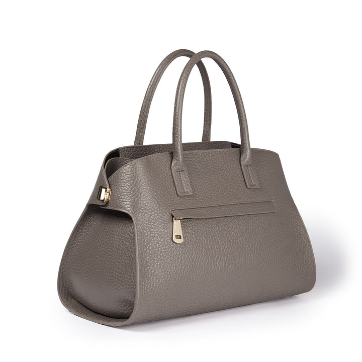 Roberta Gandolfi Elodie bowling medium borsa a mano in pelle con tracolla staccabile e regolabile Offerta per la Festa della Mamma