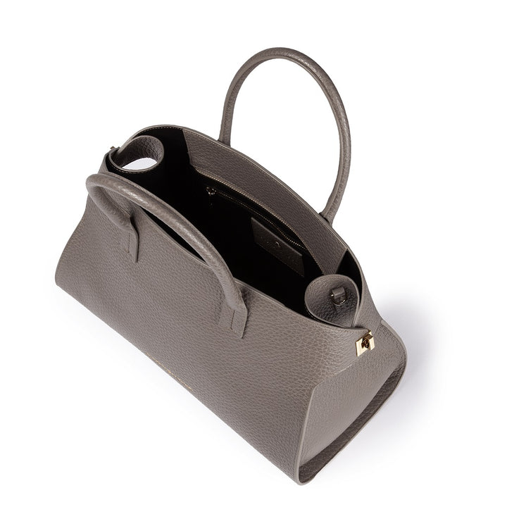 Roberta Gandolfi Elodie bowling medium borsa a mano in pelle con tracolla staccabile e regolabile Offerta per la Festa della Mamma