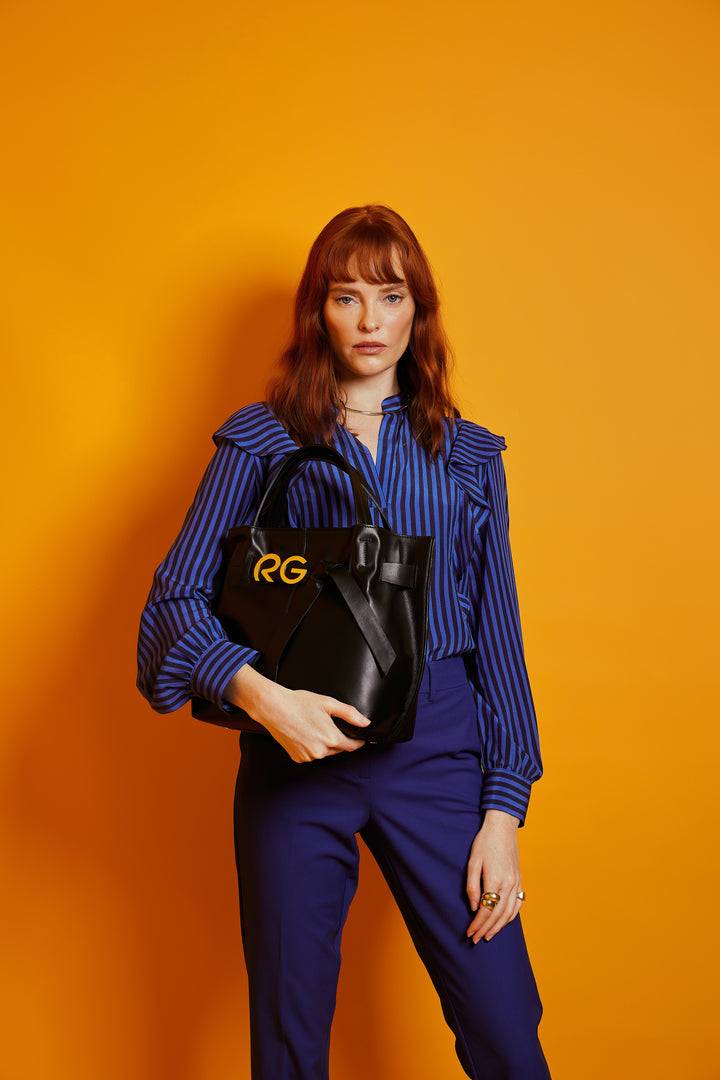 Roberta Gandolfi Dafne medium borsa a mano in pelle con tracolla staccabile Online Outlet