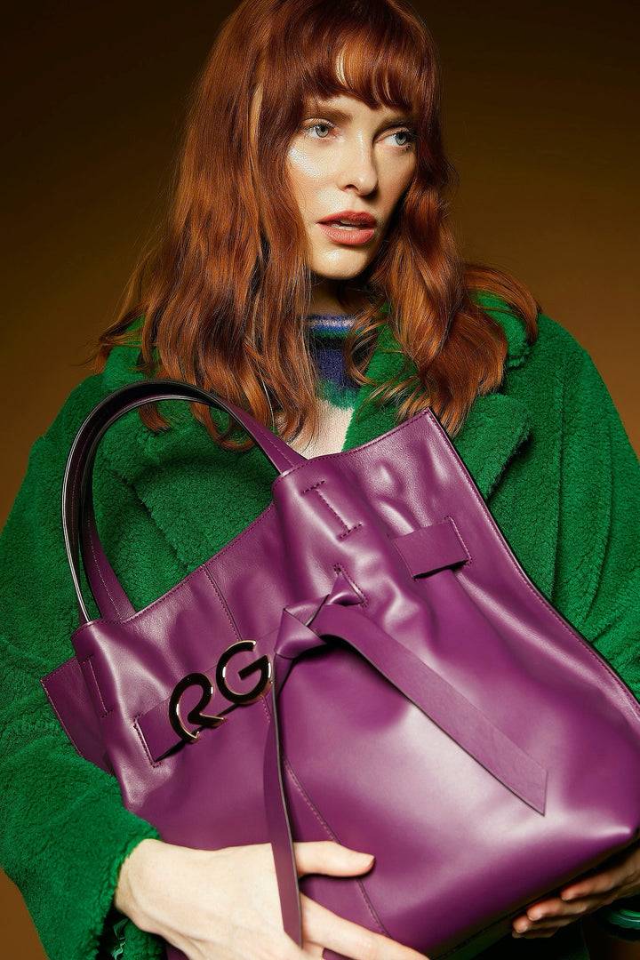 Roberta Gandolfi Dafne Large borsa a mano in pelle con tracolla staccabile Offerta temporanea