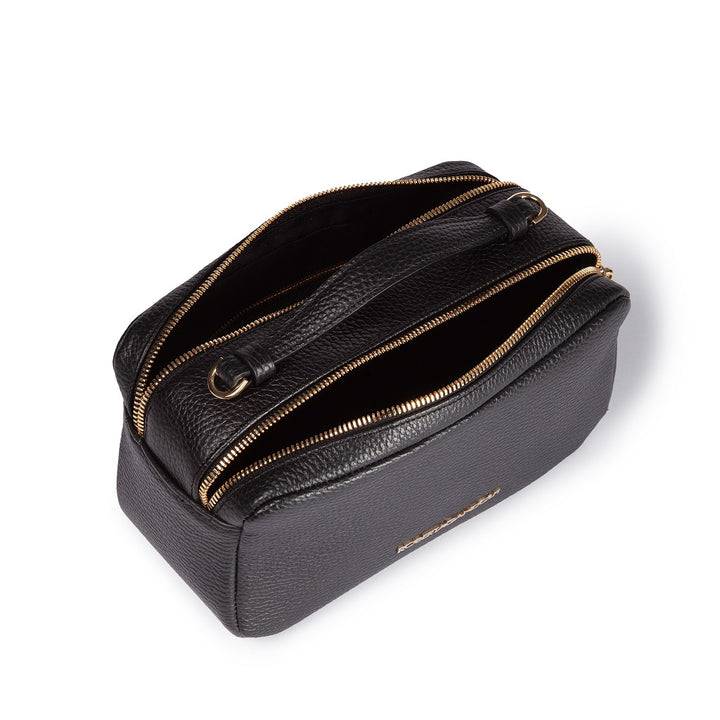 Roberta Gandolfi Brigida camera borsa in pelle con doppio scomparto e tracolla in catena dorata con spallaccio protettivo in pelle Super Saving Price