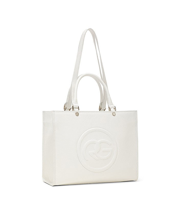 Roberta Gandolfi Roberta Pelle medium Borsa a mano in pelle con doppi spallacci per essere portata a spalla e tramezza Offerte