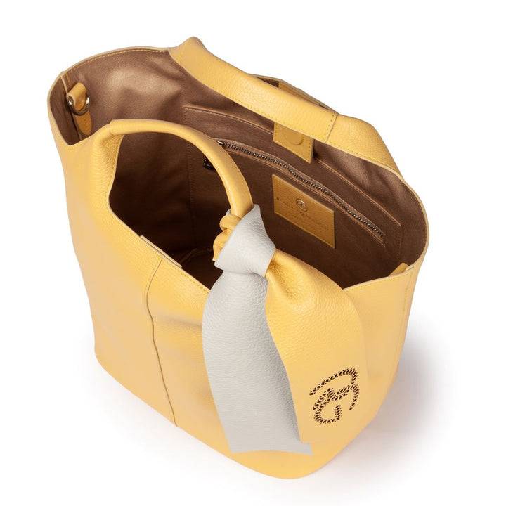 Roberta Gandolfi Maia handbag borsa a mano in pelle martellata e tracolla staccabile Ultimi tre giorni
