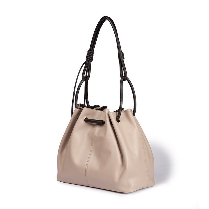 Roberta Gandolfi Gisella Large borsa con doppia portabilità mano o spalla in morbido vitello Fino al 50% di sconto