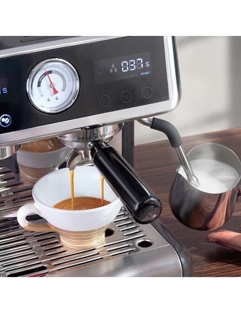 HiBREW H7A Macchina per caffè espresso 20 bar di pressione sistema a doppia caldaia macinino a 30 livelli Saldi Di Fabbrica