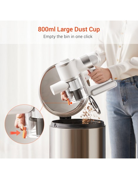 Ultenic U10 Pro Aspirapolvere a batteria 400W 27Kpa aspirazione massima filtrazione a 5 strati 115000rpm velocità motore Italia