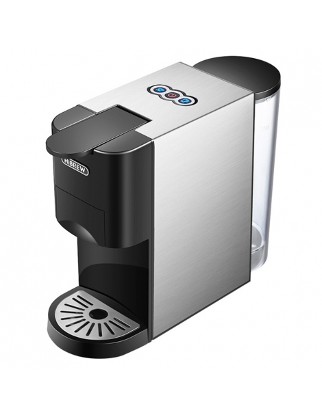 HiBREW H3A 5-in-1 Macchina da caffè 19 Bar di pressione modalità freddo/caldo serbatoio dell'acqua da 800 ml - argento In Linea