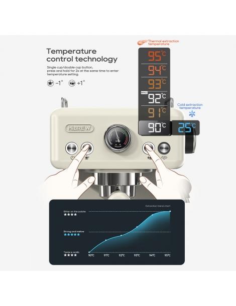 HiBREW H10A Macchina da caffè pressione di estrazione 19 bar temperatura e volume della tazza regolabili - Beige Promozione