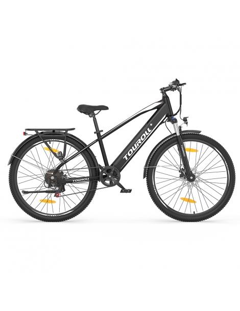 Touroll J1 Bicicletta da trekking con motore da 250W ruote da 27 5" batteria da 561 6Wh autonomia di 100 km Qualità Garantita